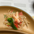 たべたべこ's cooksnap of when they made 福神漬けカニカマもやしマヨネーあえ.