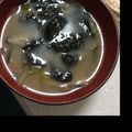 ソウくんママ's cooksnap of when they made ✿味噌汁に海藻を～焼海苔リメイク？✿.