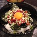 ぶらさんぽ's cooksnap of when they made まぐろユッケ丼.