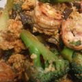 momo_kumi's cooksnap of when they made 海老とブロッコリーのマヨ玉炒め.