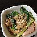 ポメちょん's cooksnap of when they made 青梗菜となめたけのコチマヨ和え☆.