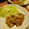時花菜's cooksnap of when they made 豚肉のにんにく＆しょうがソテー.