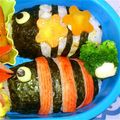 あくび王子まま's cooksnap of when they made こいのぼりのお弁当　キャラ弁.