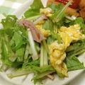 じんとっと's cooksnap of when they made もう一品♪水菜のごまマヨサラダ～.