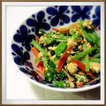 masabagel's cooksnap of when they made ★簡単お弁当１品★小松菜の卵炒め.