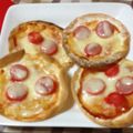 柚夏ママ♡'s cooksnap of when they made 簡単！餃子の皮 de かわいいミニピザ♪.