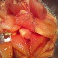 お腹がぐう's cooksnap of when they made トマトクレイジーソルトオリーブオイル和え.