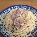 ともよ´'s cooksnap of when they made ♡豚ごぼうのゴマドレパスタ♡.