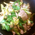 まゆげなさげ's cooksnap of when they made 豚肉と青梗菜炒め.