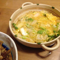 さやぽっぽキッチン's cooksnap of when they made ほんわか優しい味　白菜の卵とじ.