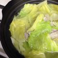 gumy's cooksnap of when they made 豚バラ肉とキャベツの簡単にんにく鍋.