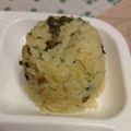 こけぴよー's cooksnap of when they made レンジで手軽に♫卵とザーサイのチャーハン.