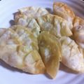 さくらックマ's cooksnap of when they made 餃子の皮でウインナーチーズ揚げ♥.