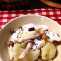 ノワコ's cooksnap of when they made ジャガイモときのこと塩たらのオーブン焼き.