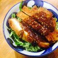 イシス女神's cooksnap of when they made 鶏ムネ肉の味噌カツ丼☆美味しすぎ～♪.
