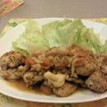 n.k's cooksnap of when they made ☆簡単☆鶏ささみのトマト炒め.