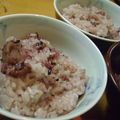 CZKO's cooksnap of when they made 梅おこわ.