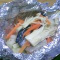 ぽんぷー's cooksnap of when they made 鮭のホイル焼き★.