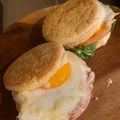 ふわり23's cooksnap of when they made ●イングリッシュマフィンde簡単サンド●.
