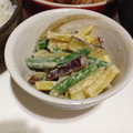 小石川あや's cooksnap of when they made mさつまいもといんげんの味噌マヨ和え.