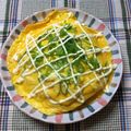 ぱたぱたペンギン's cooksnap of when they made 豆苗＆ひじき＆ツナの和風オムライス.