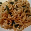 yurinar's cooksnap of when they made 簡単焼きうどん.