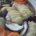 yasuna313's cooksnap of when they made 土鍋でロール白菜☆豆腐入り.