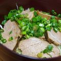 モーリーママ's cooksnap of when they made ゆず胡椒風味☆やわらかチャーシュー丼.