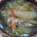 ひならに's cooksnap of when they made ごぼうと白菜のトロトロ胡麻スープ.