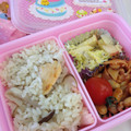 ポヨちママ's cooksnap of when they made なに食べ風！鮭とゴボウの炊き込みご飯.