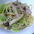 りんタムのママ's cooksnap of when they made キャベツとしめじの和風パスタ.
