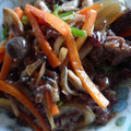 stablo's cooksnap of when they made 彩り野菜と牛肉の韓国風炒め☆.