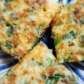 めがね猫's cooksnap of when they made 豚キムチヂミ.