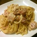 天然長女's cooksnap of when they made 簡単！キノコのクリームパスタ❤❤.
