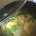 あやかayk's cooksnap of when they made 白菜と塩昆布のたまごスープ.