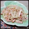 Alice49's cooksnap of when they made 大根とハムの炒めもの！.