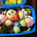 ばんぐーん's cooksnap of when they made ６ｐチーズのサンタさん(キャラ弁に）.