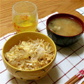 ひぴちゅー's cooksnap of when they made めんつゆで簡単にふわとろ半熟★親子丼★.
