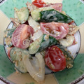 よーやん！'s cooksnap of when they made きゅうりとトマトのオイマヨ和え♪.