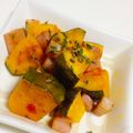 ﾍﾞｰｽﾒｲｸ's cooksnap of when they made かぼちゃのスイートチリソース炒め.