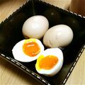 やぁぼん's cooksnap of when they made Sサイズの卵で半熟茹で玉子&煮玉子.
