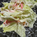 TeaChan214's cooksnap of when they made レタスと竹輪とカニカマのマヨサラダ.