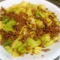 chell503's cooksnap of when they made ひき肉×キャベツ炒め.