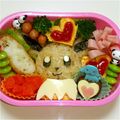 MiMiyuyuyu's cooksnap of when they made キャラ弁 / ポケモン / イーブイ.