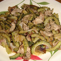 ねず吉's cooksnap of when they made ＊ゴーヤと豚肉の炒め物♪＊.