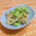 まな竜's cooksnap of when they made おつまみに♪レンコンと枝豆のマヨポン和え.