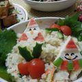かふぇじゅん's cooksnap of when they made クリスマス・キャラ弁に♪ひいらぎきゅうり.