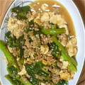 悠ちょん's cooksnap of when they made 厚揚げと小松菜と挽き肉の中華炒め.