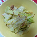 ohmagari's cooksnap of when they made キャベツとツナのわさびマヨ炒め.