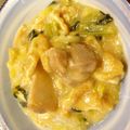 のんのんちゃん☆'s cooksnap of when they made 鷄とキャベツの味噌豆乳スープ.